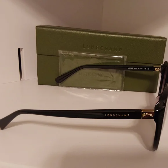 Longchamp French Luxury Black Sunglasses - Picture 4 of 9
